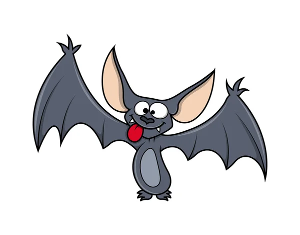 Zábavné Halloween Bat charakter — Stockový vektor