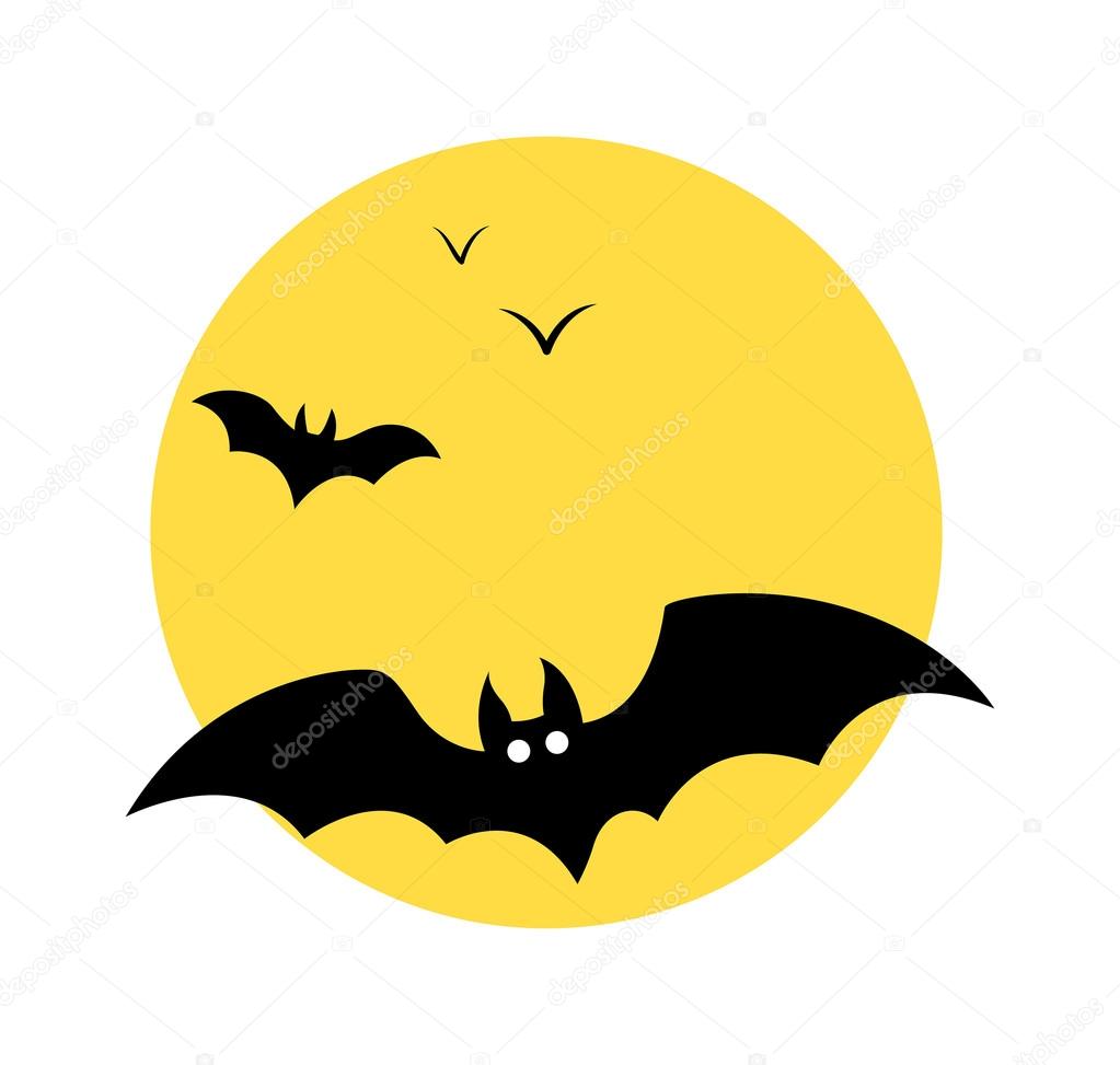 cartoon comic bats flying in moonlight vector graphic background vector by baavli - Halloween Pictures Bats cartoon comic bats flying in moonlight vector graphic background vector by baavli - Halloween Pictures Bats