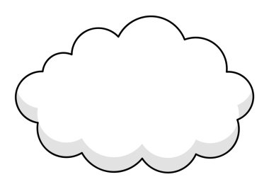 Bulut Çerçeve vektör çerçeve