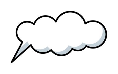 Sohbet kabarcık vektör