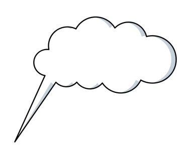 Vektör konuşma balonu