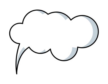 konuşma balonu vektör