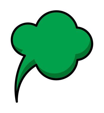 retro konuşma balonu