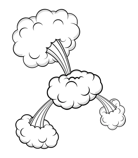 Αφηρημένη σύννεφο έκρηξη γραφικών φόντου — Διανυσματικό Αρχείο