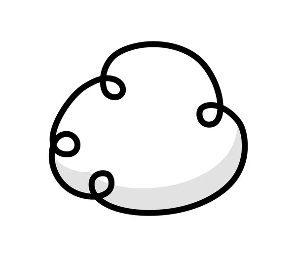 Ретро-Комическое облако — стоковый вектор