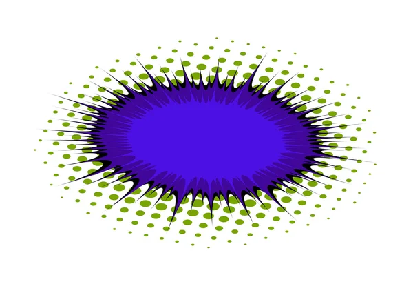 Bannière Sunburst rétro — Image vectorielle