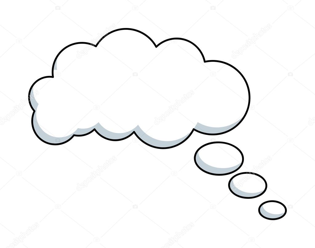 Clouds Bubble Vector Frame