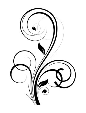 Vektör çiçek şekil