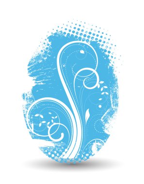 Grunge güzelleşmek noktalı resim afiş