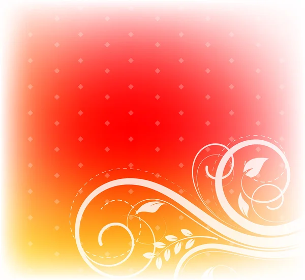 Decorative Flourish Abstract Background — Stock Vector