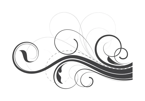 Elementos Flourish Swirl —  Vetores de Stock