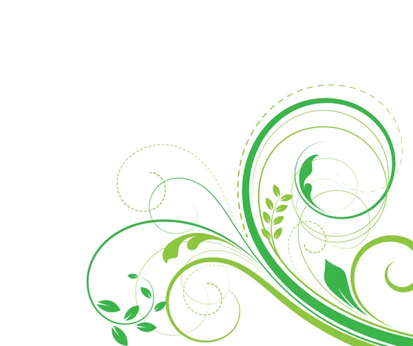 Naturaleza orgánica Diseño floral — Vector de stock