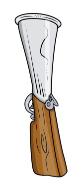 Retro silah vektör tasarımı