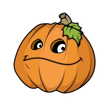 Mutlu Halloween balkabağı vektör