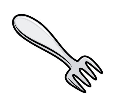 çatal kaşık vektörü