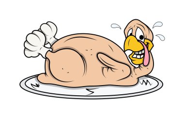 Komik surat Türkiye tavuk plaka