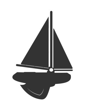 Denizaltı yelken tekne şekli