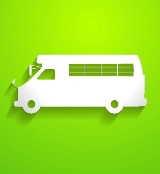 Forme vectorielle du bus — Image vectorielle