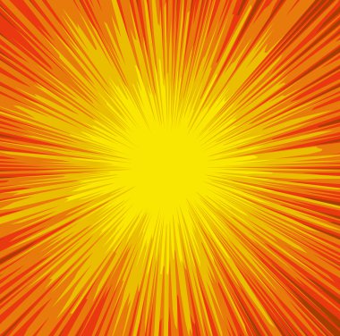 Dekoratif Sunburst zemin