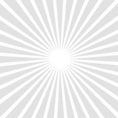 Vintage tasarım Sunburst