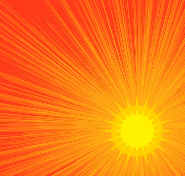 Sunburst Vektor Hintergrund — Stockvektor