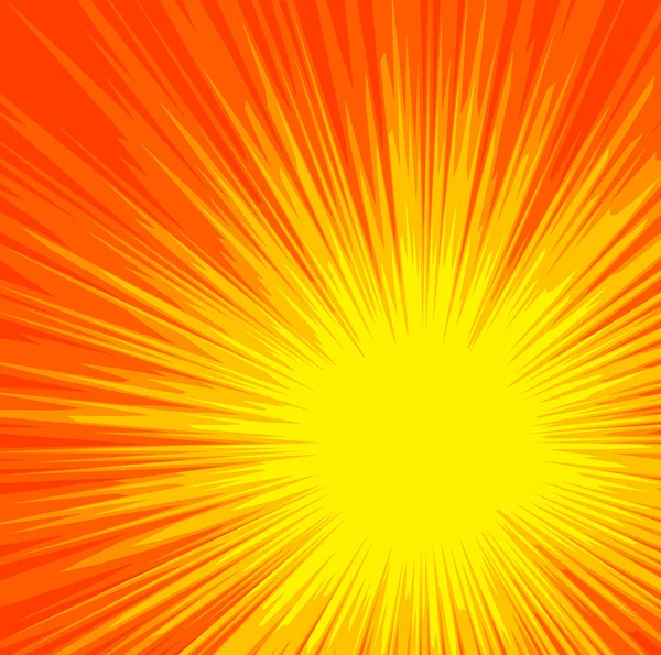 Sunburst achtergrond Vector — Stockvector