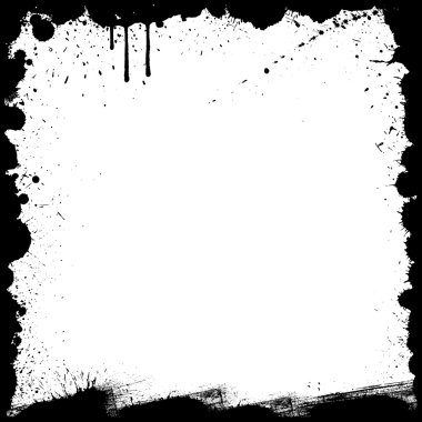 Sıçrama Retro Grunge çerçeve