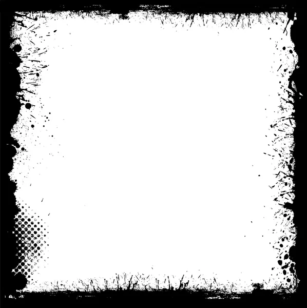 Abstracte Grunge Frame Design — Stockvector