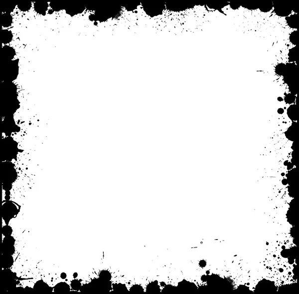 Grunge cadre éclaboussure — Image vectorielle