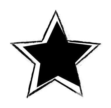 Vektör yıldız şekil