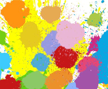 renkli splash arka plan