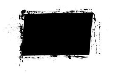 Siyah şekil Grunge afiş