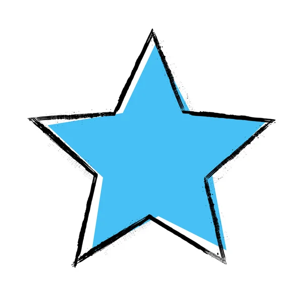 Ρετρό αστέρι — Διανυσματικό Αρχείο