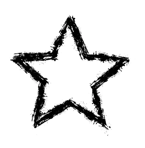 Grunge Star Design — Stockvektor