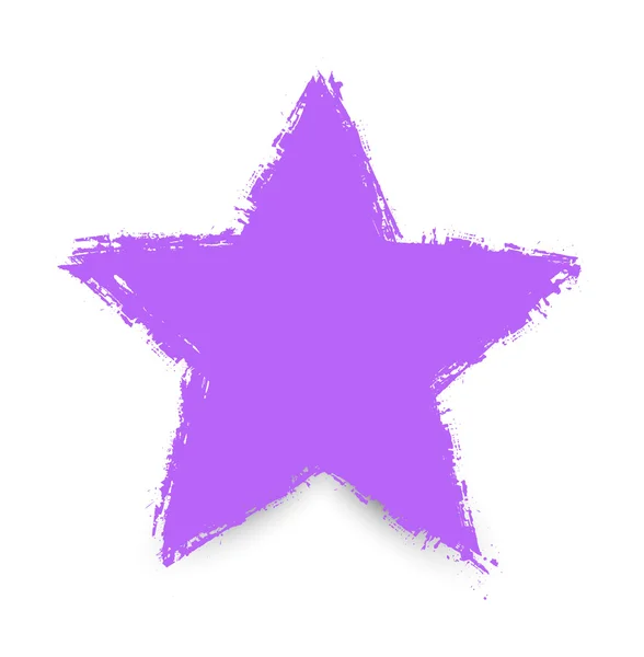Grunge Pink Star — Image vectorielle