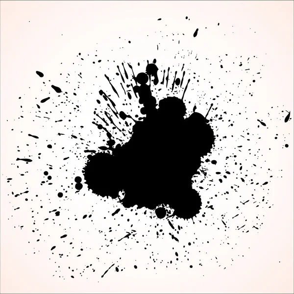 Black Splash Background — Stock Vector © baavli 8204967