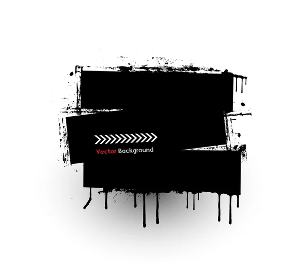 Grunge Strokes Bannière — Image vectorielle