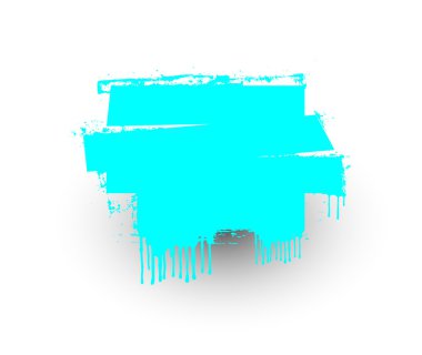 Grunge damlayan boya afiş