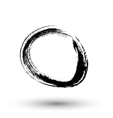 grunge daire çerçevesi