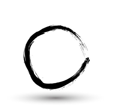 grunge daire çerçevesi