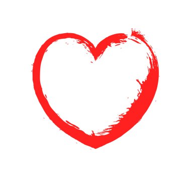 Grunge Sevgililer günü kalp