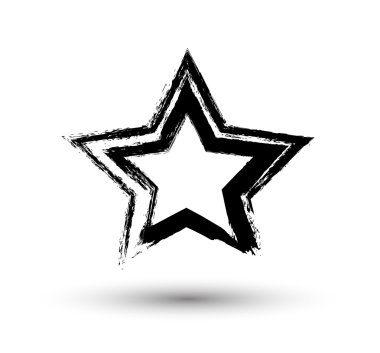 vektör grunge yıldız