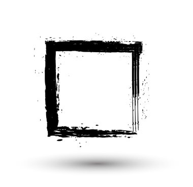 Siyah Grunge çerçeve büyük başlığı