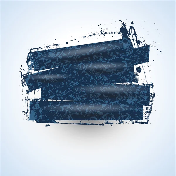 Wet Paint Grunge Banner — Stock Vector