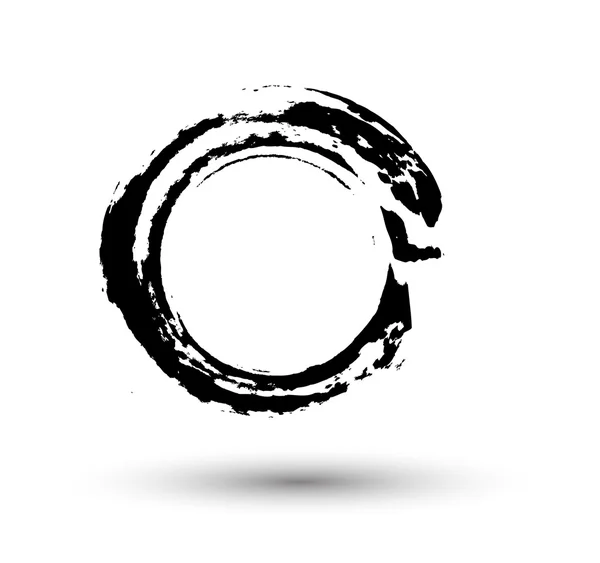 Grunge cirkel frame — Stockvector