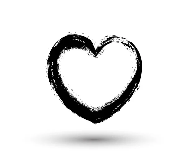 Гранж серця — стоковий вектор