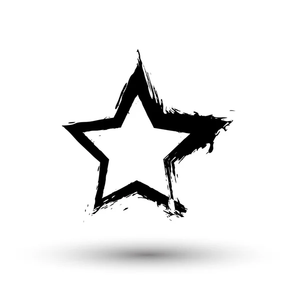 Grunge-Star — Stockvektor
