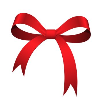 kırmızı kurdele yay