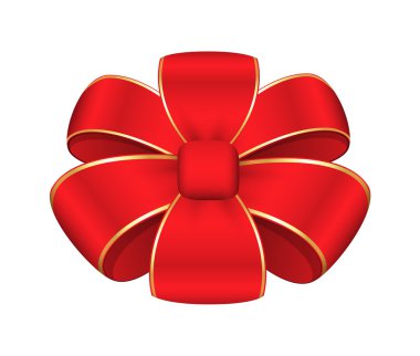 kırmızı kurdele yay