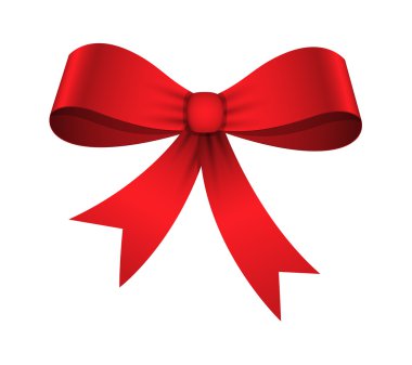 Noel şerit yay vektör